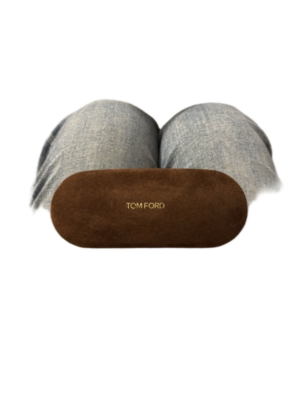 TOM FORD Brown Sunglasses Case One Size
